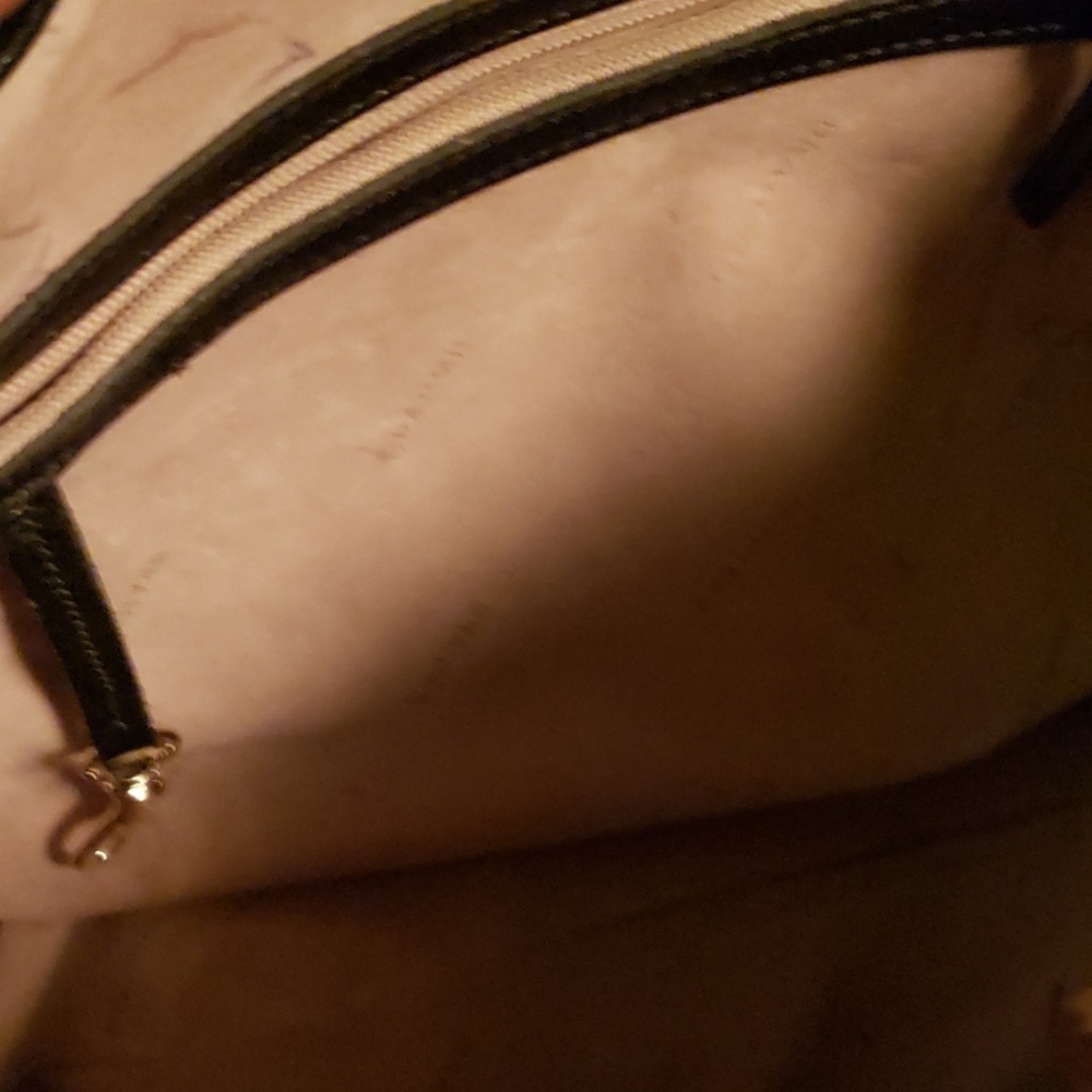 Brahmin Black and Brown Leather Satchel - Picture 4 of 7